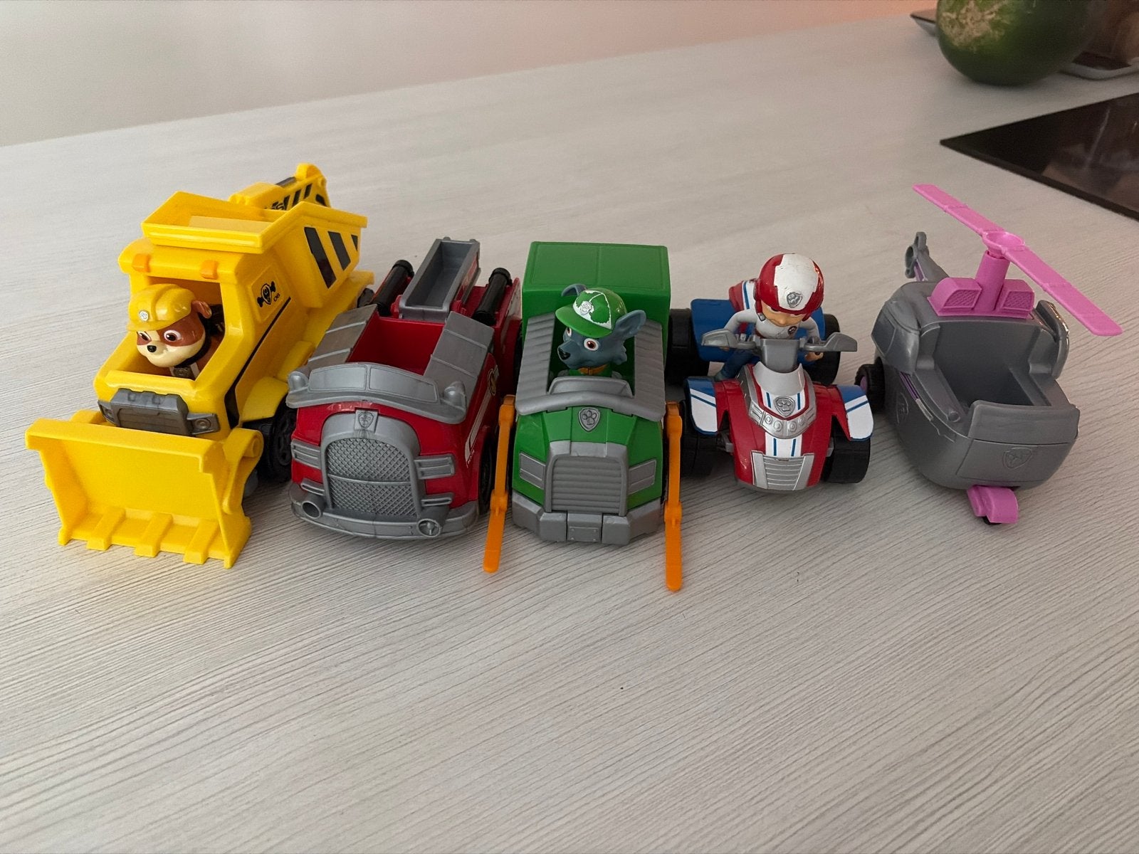 Paw Patrol auto's speelgoed - Set van 5 voertuigen, Kinderen en Baby's, Speelgoed | Speelgoedvoertuigen, Ophalen of Verzenden