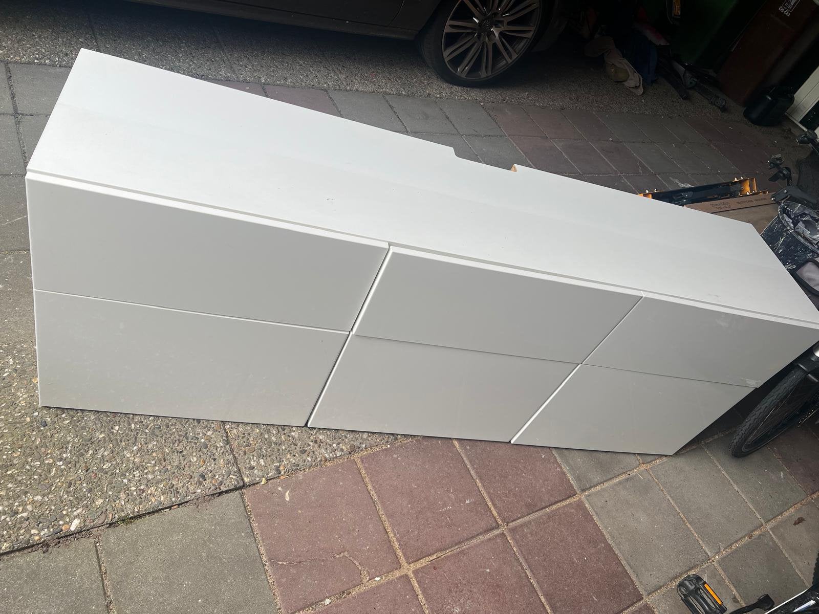 Besta televisie meubel, Ophalen, Zo goed als nieuw, Minder dan 60 cm, Radiator