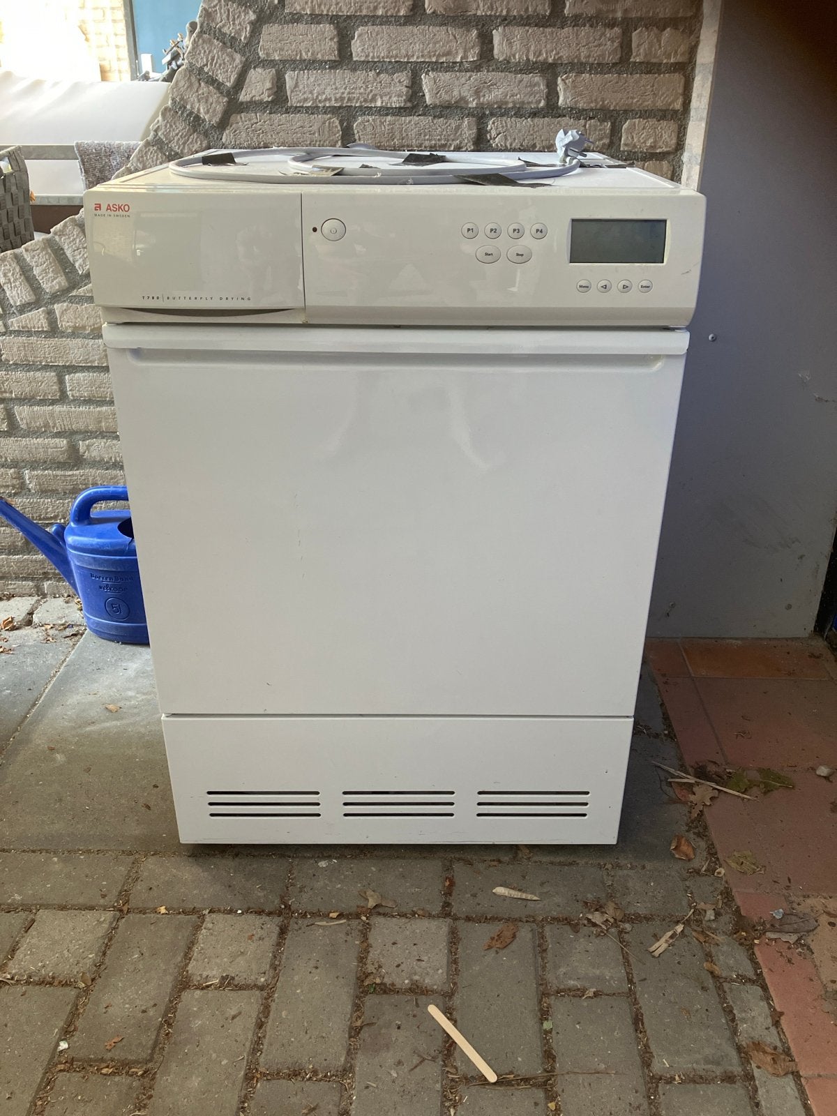 ASKO T780 Wasdroger - 2200W - Defecte thermische beveiligin, Witgoed en Apparatuur, Wasdrogers, Ophalen, Niet werkend, Condens