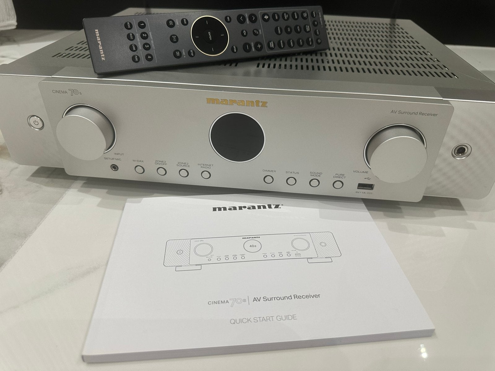 Marantz Cinema 70s AV Surround Receiver - Zo goed als nieuw, Audio, Tv en Foto, Overige systemen, Zo goed als nieuw, 120 watt of meer