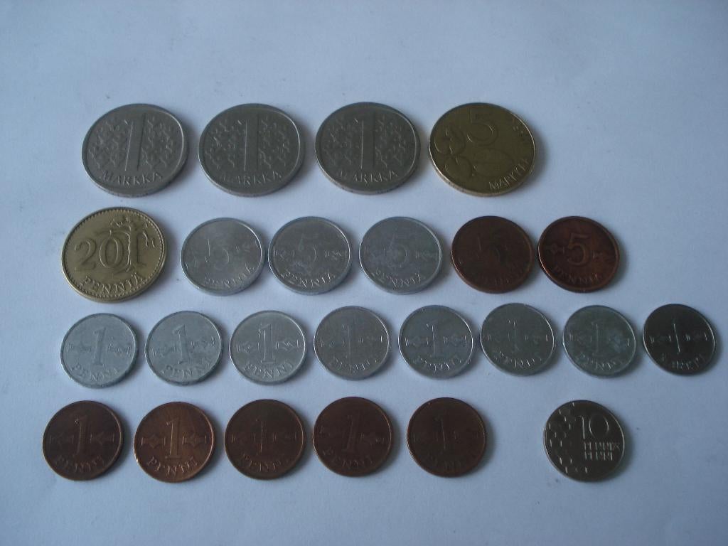 24 munten Finland / coins Suomi, Ophalen of Verzenden, Overige landen, Setje