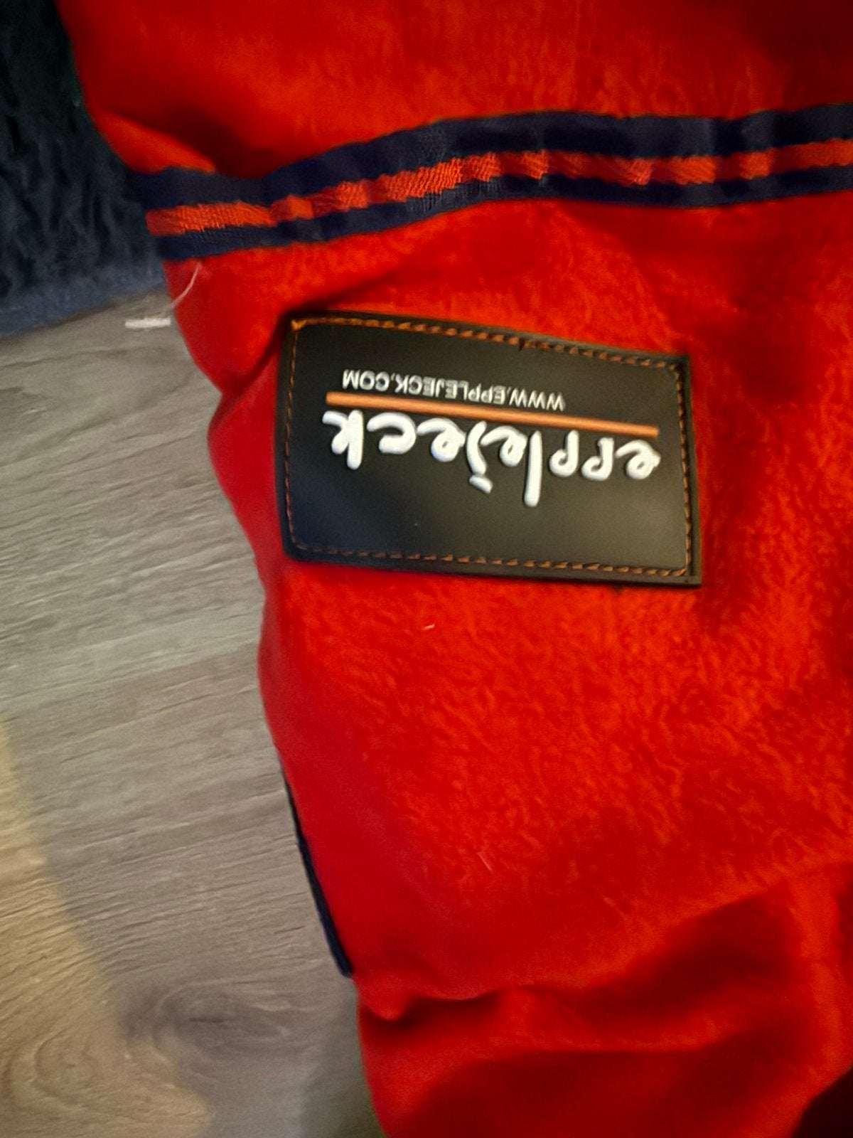 Zweet deken met hals, Shetlander/Mini, Rood, Zweetdeken, Nieuw