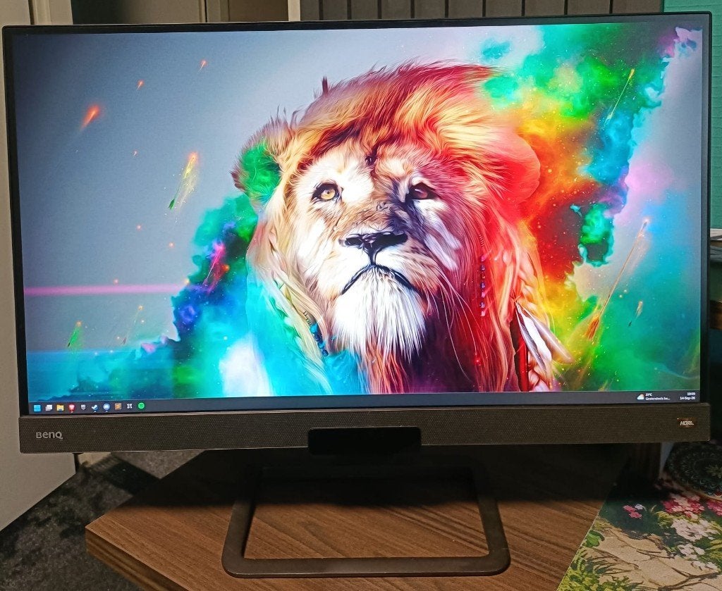 Gaming Monitor BenQ EX2780Q 27”, Computers en Software, Gebruikt, IPS, 101 t/m 150 Hz, BenQ