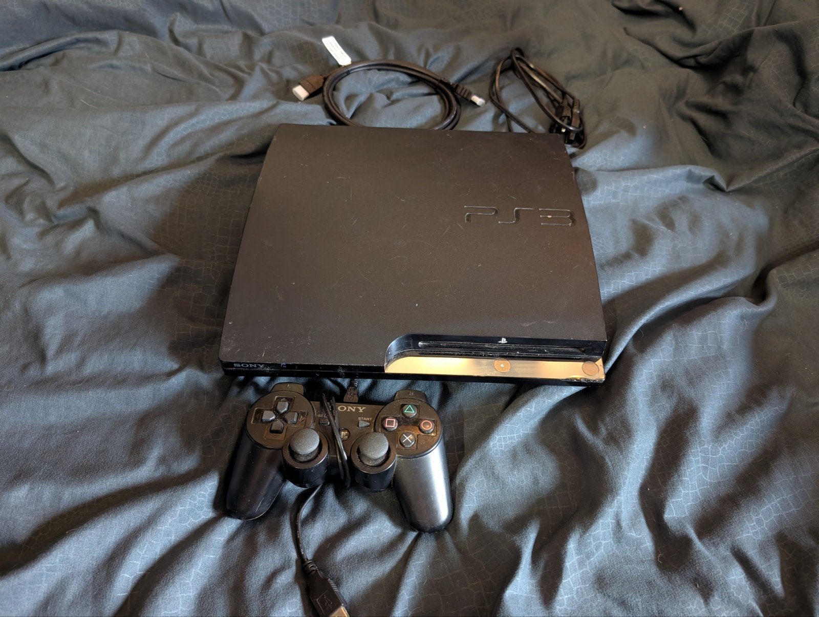 PlayStation 3 Slim 320gb met 1 controller en 17 games, Spelcomputers en Games, 320 GB, Ophalen of Verzenden, Met 1 controller