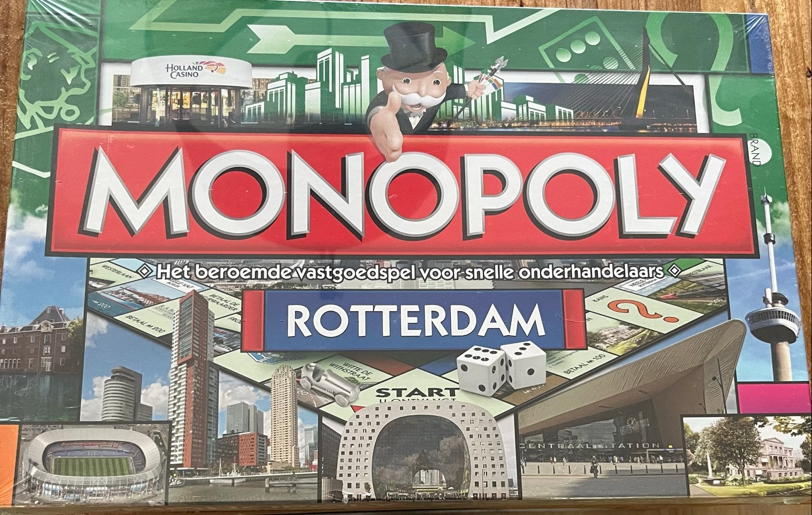 Monopoly Rotterdam - Het beroemde vastgoedspel, Hobby en Vrije tijd, Een of twee spelers, Ophalen of Verzenden, Nieuw