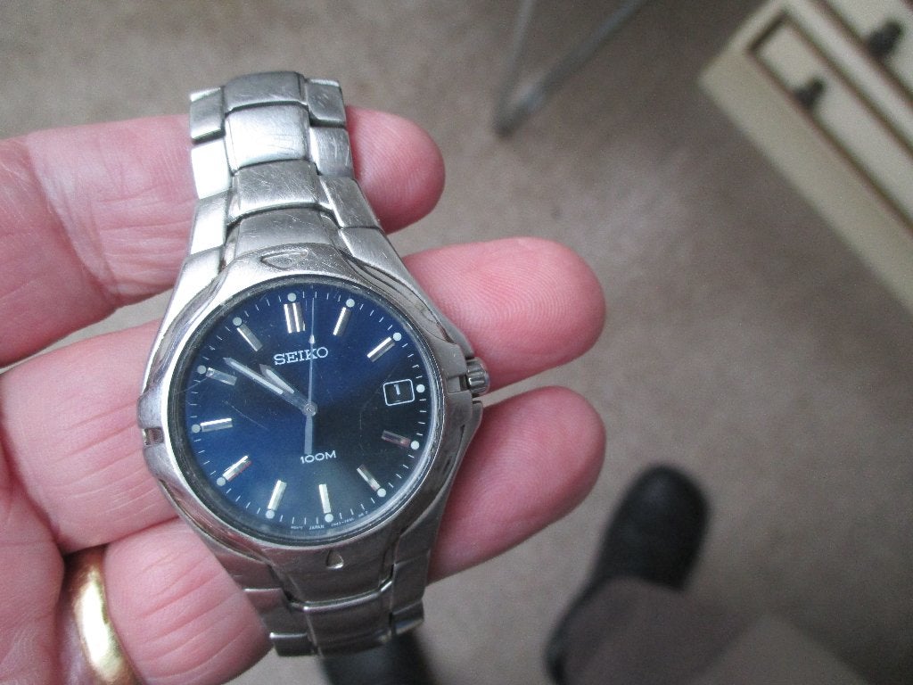 seiko origineel 100mtr atm quartz zeer mooi 2020 in luxe box, Seiko, Staal, Met bandje, Polshorloge