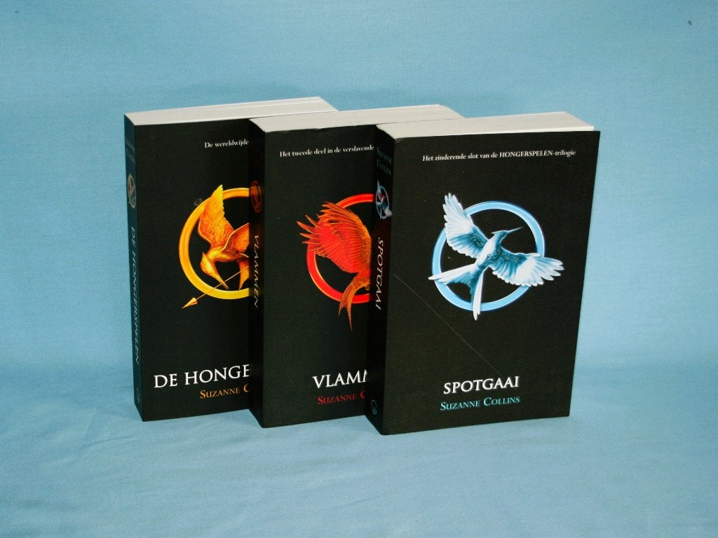 De Hongerspelen Trilogie - Suzanne Collins (3 boeken), Boeken, Suzanne Collins, Ophalen of Verzenden, Zo goed als nieuw