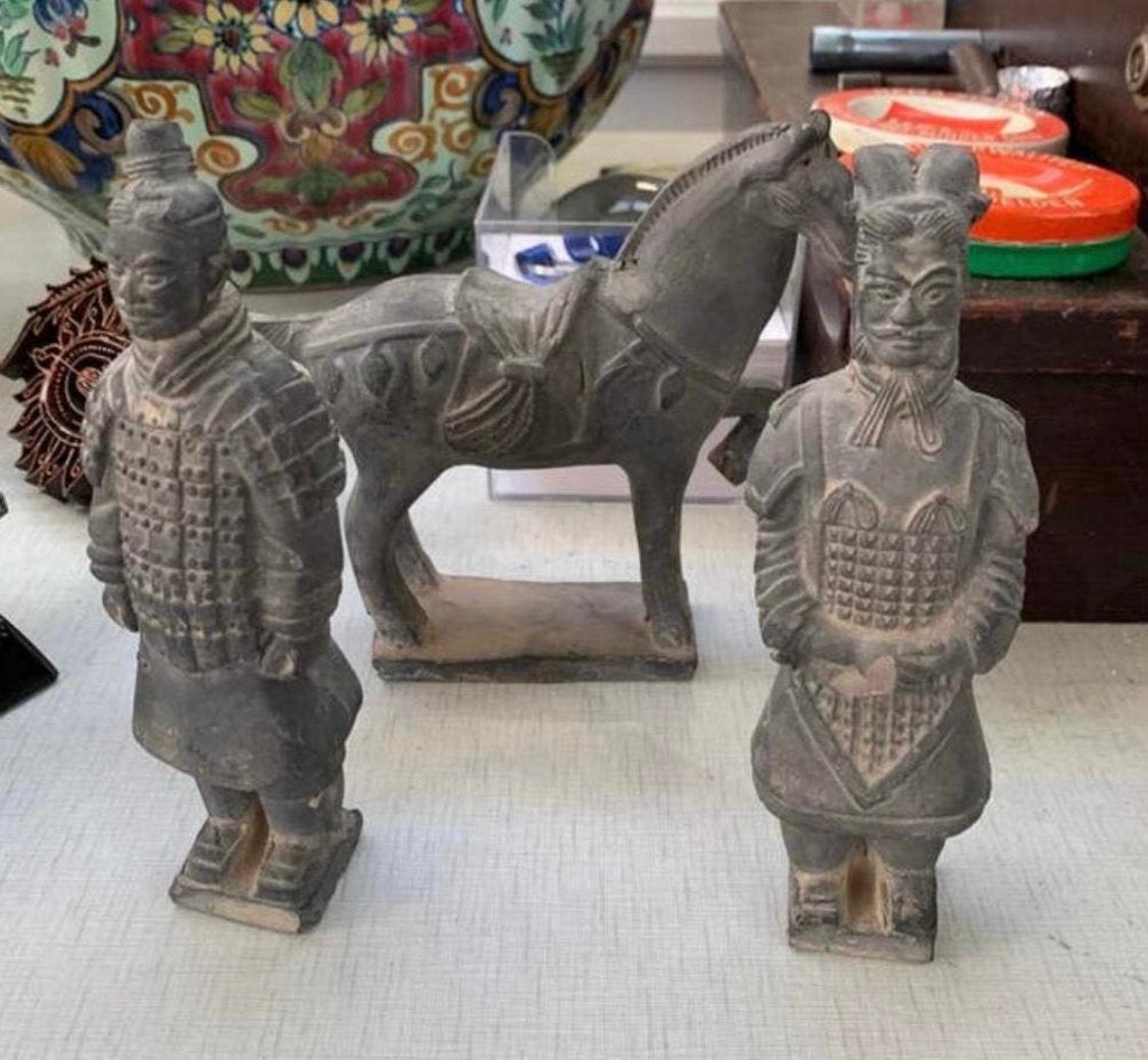 Beelden objecten replica's van Chinese terracotta krijgers, Ophalen of Verzenden