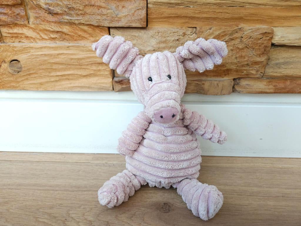 Jellycat knuffelvarken Cordy Roy / Cordyroy varken knuffel, Overige karakters, Overige typen, Wasbaar, Ophalen of Verzenden