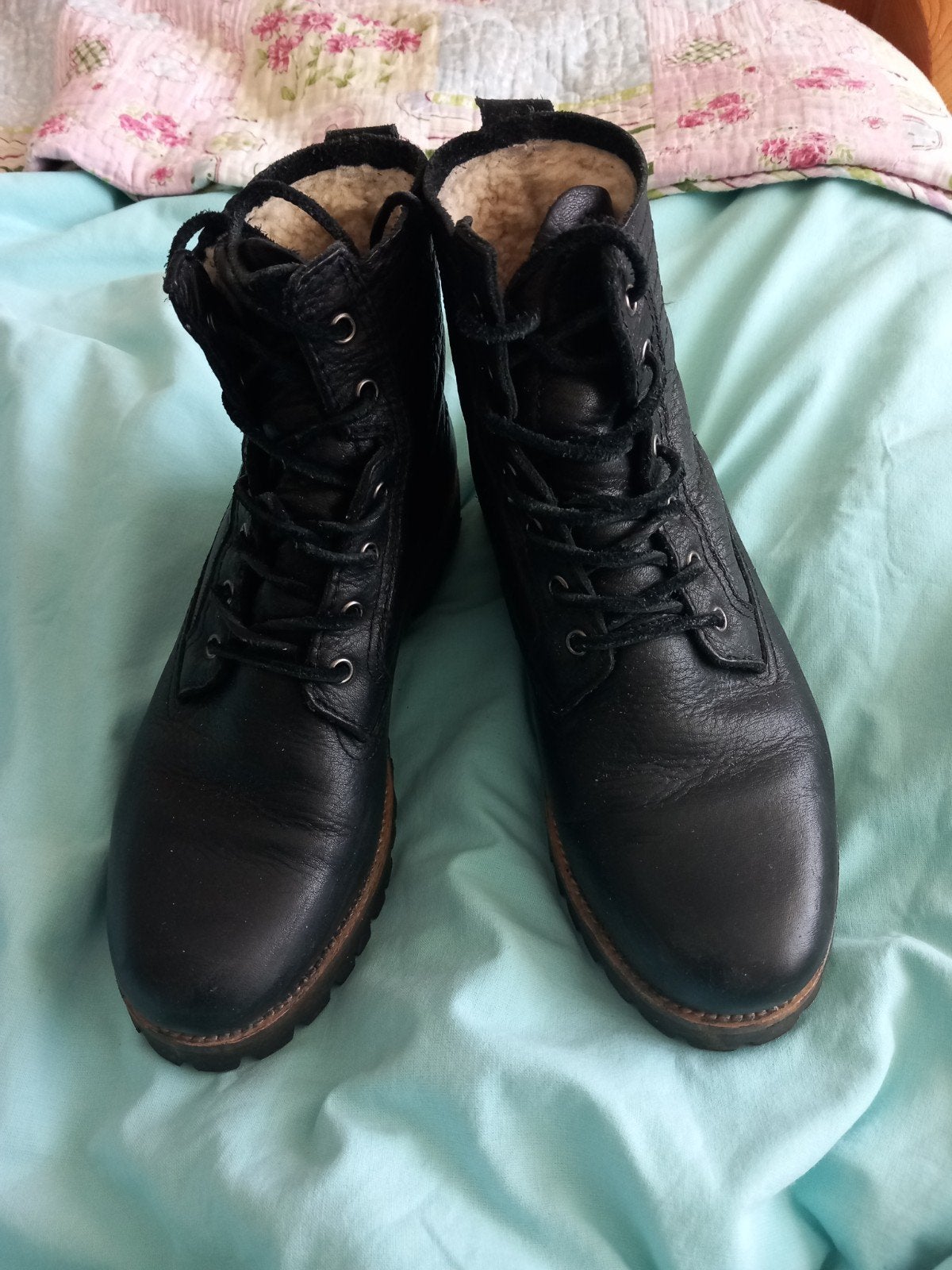 zwarte blackstone zwarte halfhoge schoenen, maat 37, bontgev, Ophalen of Verzenden, Zo goed als nieuw, Zwart
