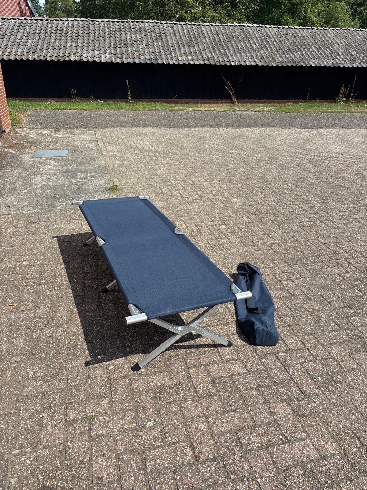 Veldbed / Campingbed met draagtas - Gebruikt, Ophalen, Gebruikt