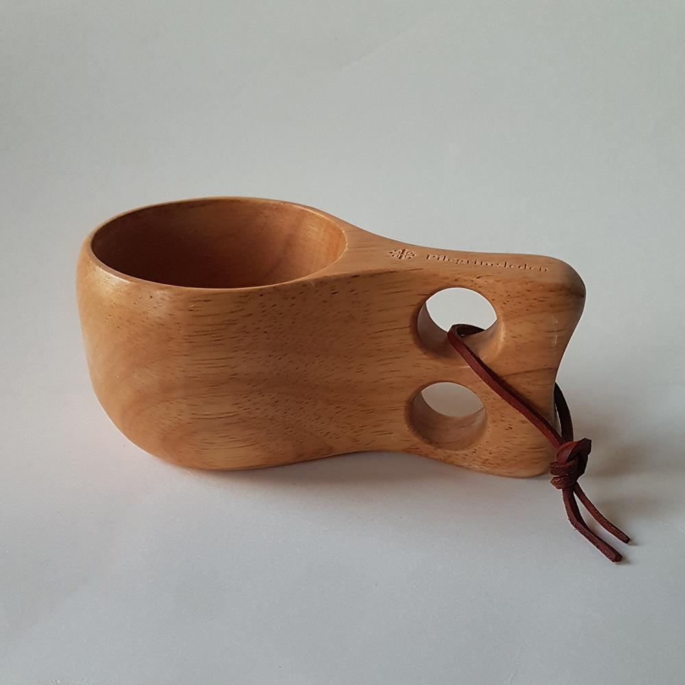 Noorse houten Kuksa mok - Pilegrimsleden, Gebruikt, -, -, Ophalen of Verzenden
