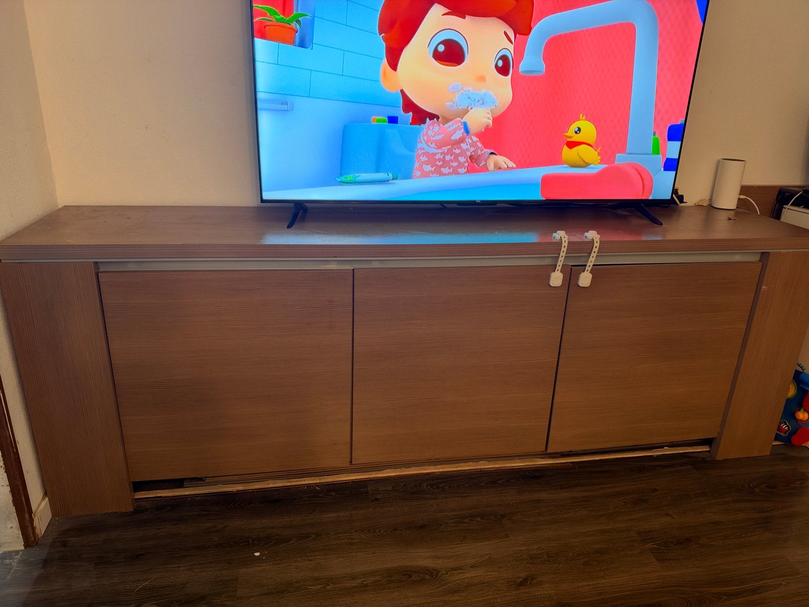 Televisie meubel + eettafel 8 personen, Huis en Inrichting, Ophalen, Gebruikt, Vijf personen of meer
