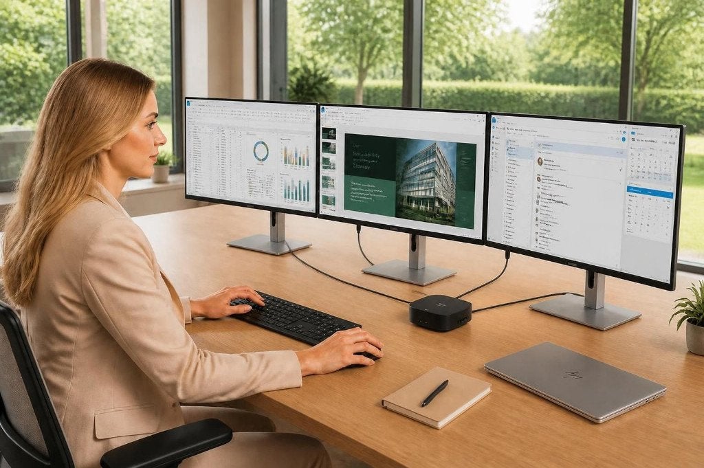 ️HP USB-C G5 Essential Dock 72C71AA  3 schermen | garantie, Computers en Software, HP Hewlett Packard, Hp, Ophalen of Verzenden