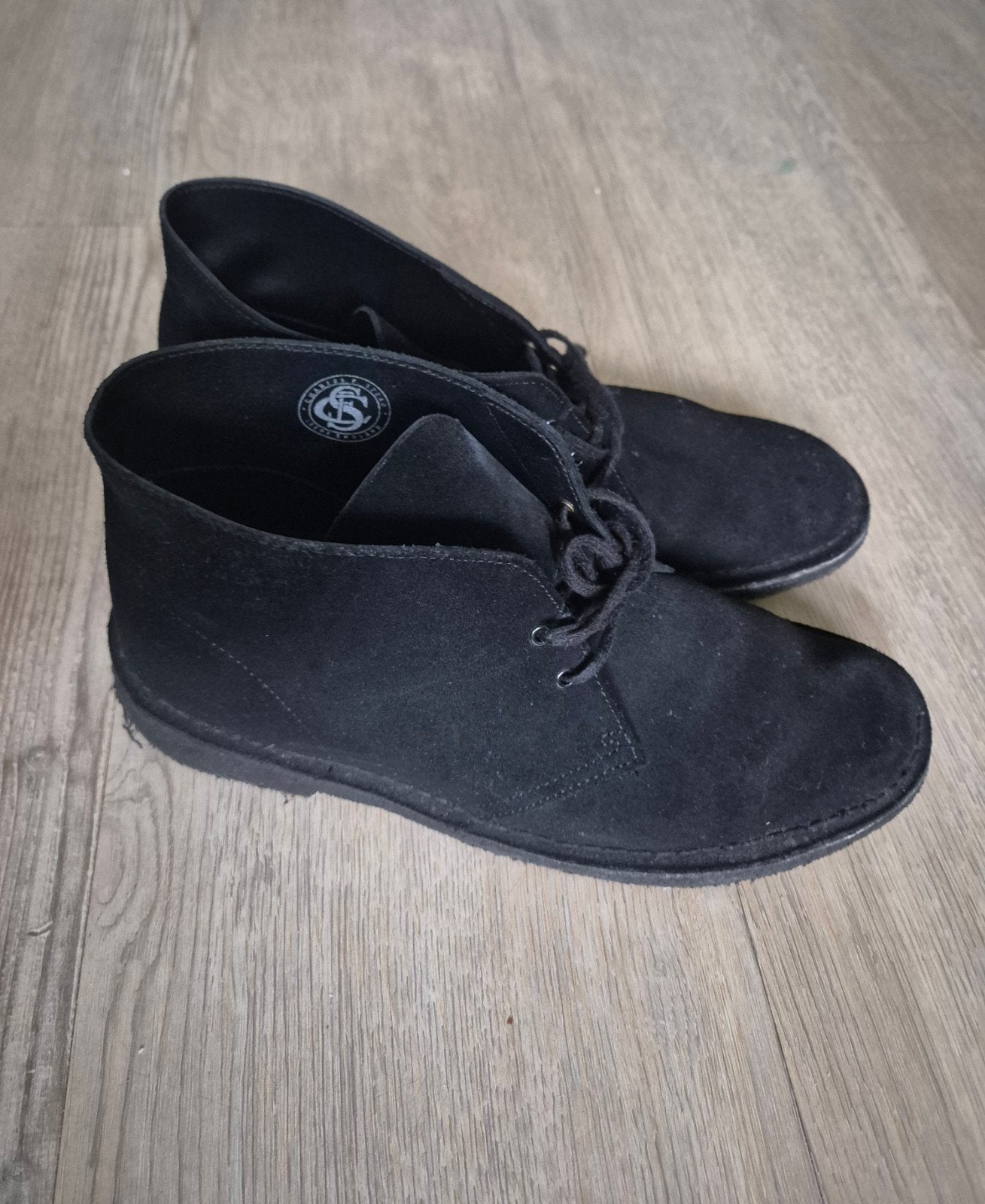 Clark's Originals Desert Boots Zwart Suède, Ophalen of Verzenden, Gedragen, Zwart