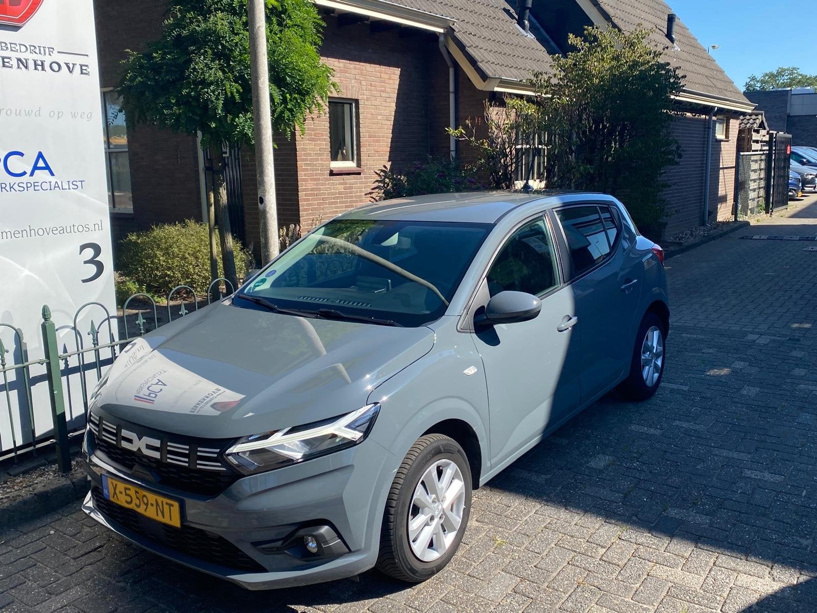 Dacia Sandero 1.0 TCe 100 ECO-G Expression Nieuw model/Airco, Voorwielaandrijving, Stof, Gebruikt, Origineel Nederlands