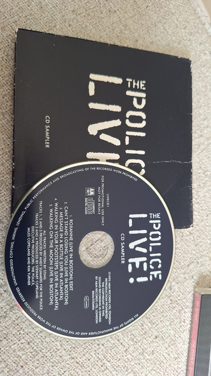 The Police - The Live! CD Sampler (Promo), Ophalen of Verzenden, 1990 - 1999, Gebruikt