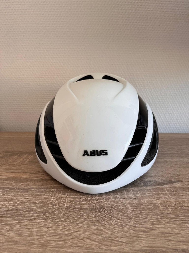 Abus Gamechanger | White Red | M (52-58cm), Sport en Fitness, Wielrennen, Ophalen, Gebruikt, Helm