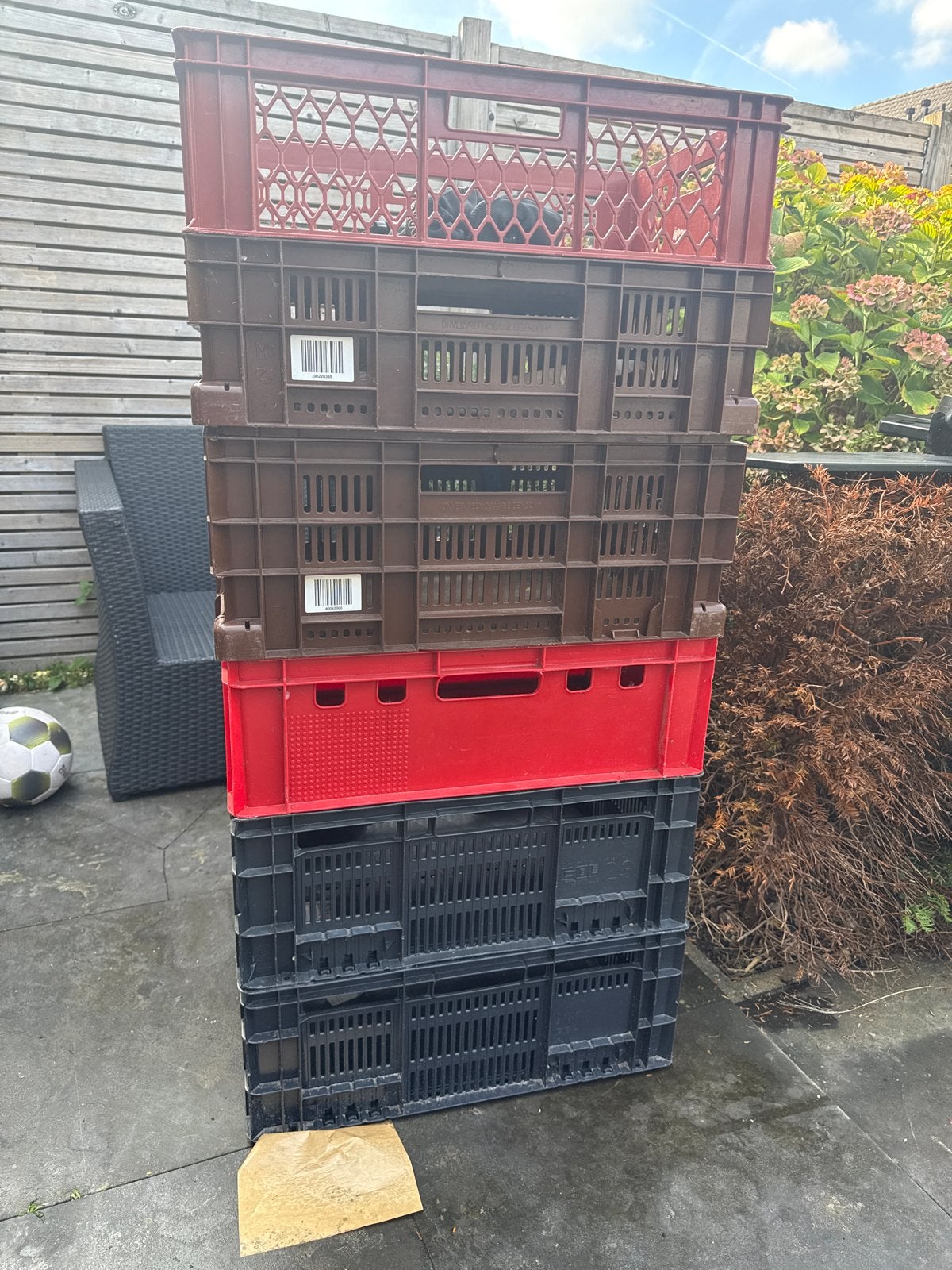 Diverse kratten af te halen, Ophalen, Gebruikt, 40 tot 60 cm, 50 tot 75 cm