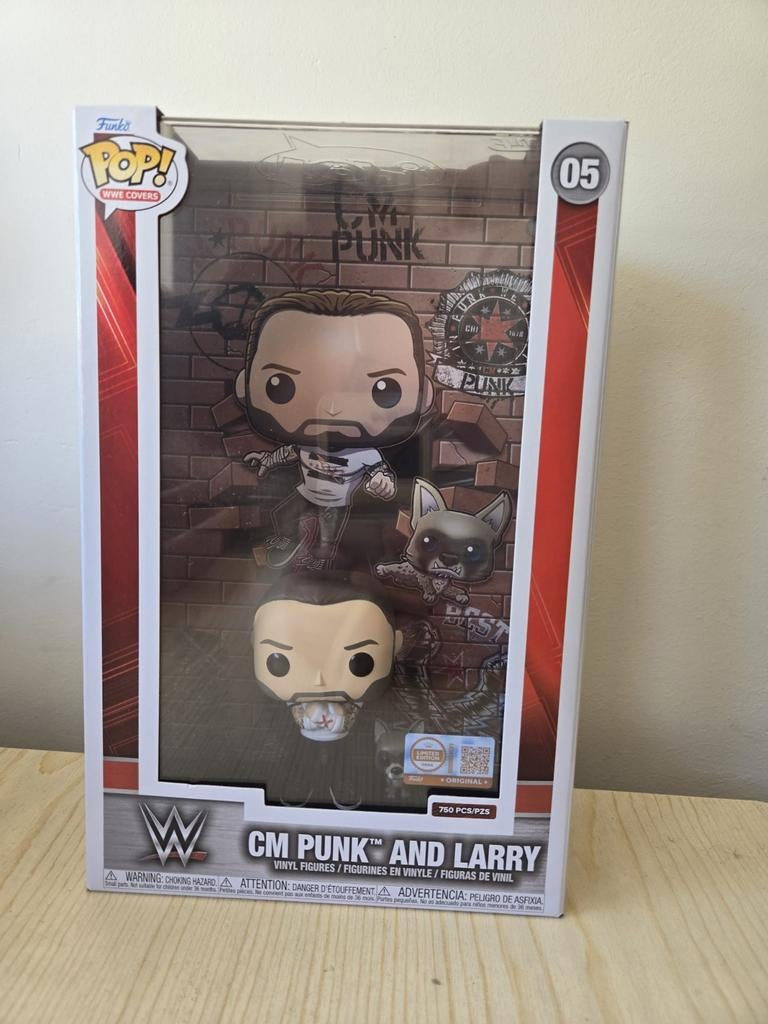 Funko Pop! WWE Covers CM Punk and Larry - LE 750, 21 Holborn Viaduct, London, EC1A 2DY, SupportEMEA@Funko.com, Funko, Nieuw