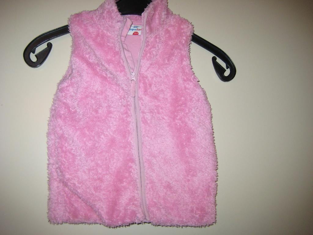 Roze vestje, 104, Ophalen of Verzenden, Zo goed als nieuw, Meisje, Trui of Vest
