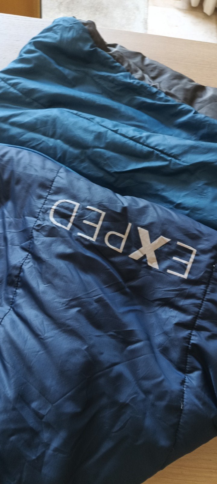 Exped Megasleep 25 Slaapzak 220 cm met compressiezak, Ophalen of Verzenden