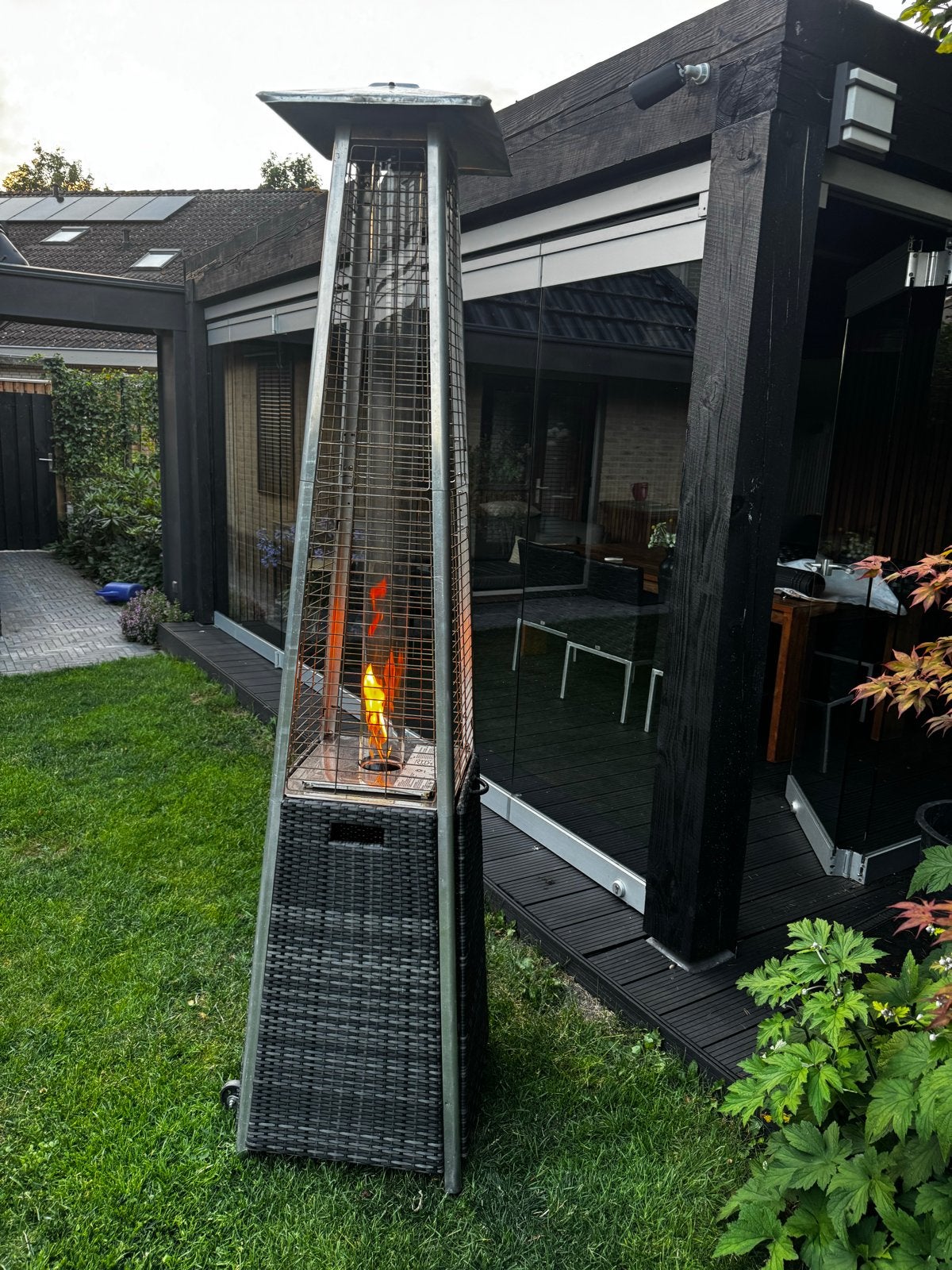 Heatzz Terrasverwarmer op Gas  terras heather, Ophalen, Gebruikt, Gas, Vloer