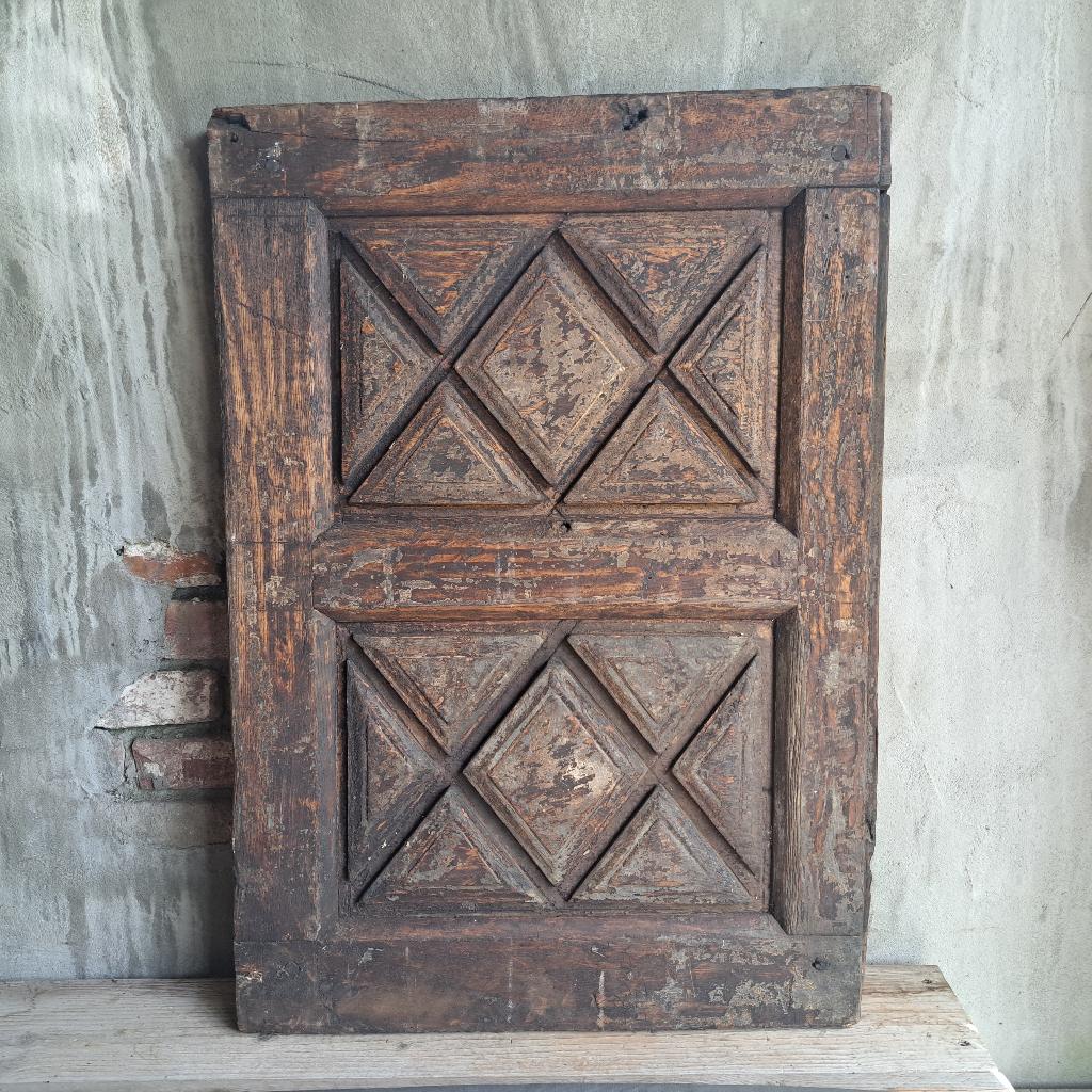 Prachtig oud antiek houten luik deurtje paneel *Etage3*, Gebruikt, ., Ophalen of Verzenden, .