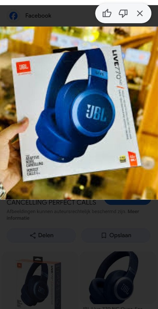 Jbl koptelefoon, Audio, Tv en Foto, Koptelefoons, Ophalen, JBL, Zo goed als nieuw, Draadloos