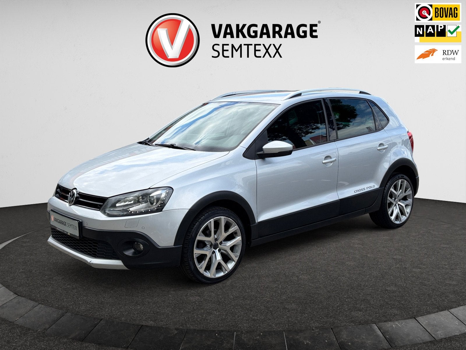 Volkswagen Polo 1.2 TSI Cross | Automaat | Orig NL Auto | Cl, Auto's, Stof, Euro 6, Origineel Nederlands, Bedrijf