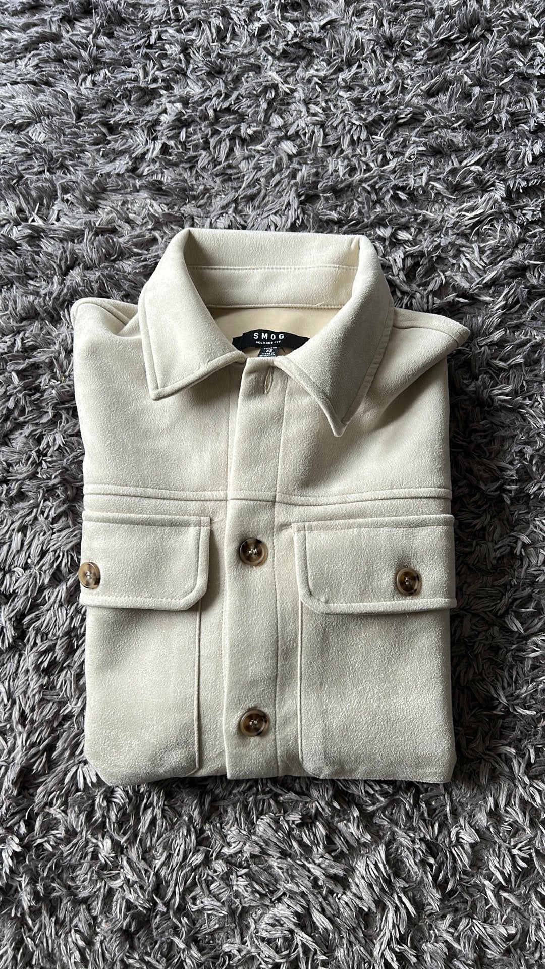 Blouse lange mouwen suede ongedragen XS, Ophalen, Nieuw, Beige, Halswijdte 38 (S) of kleiner