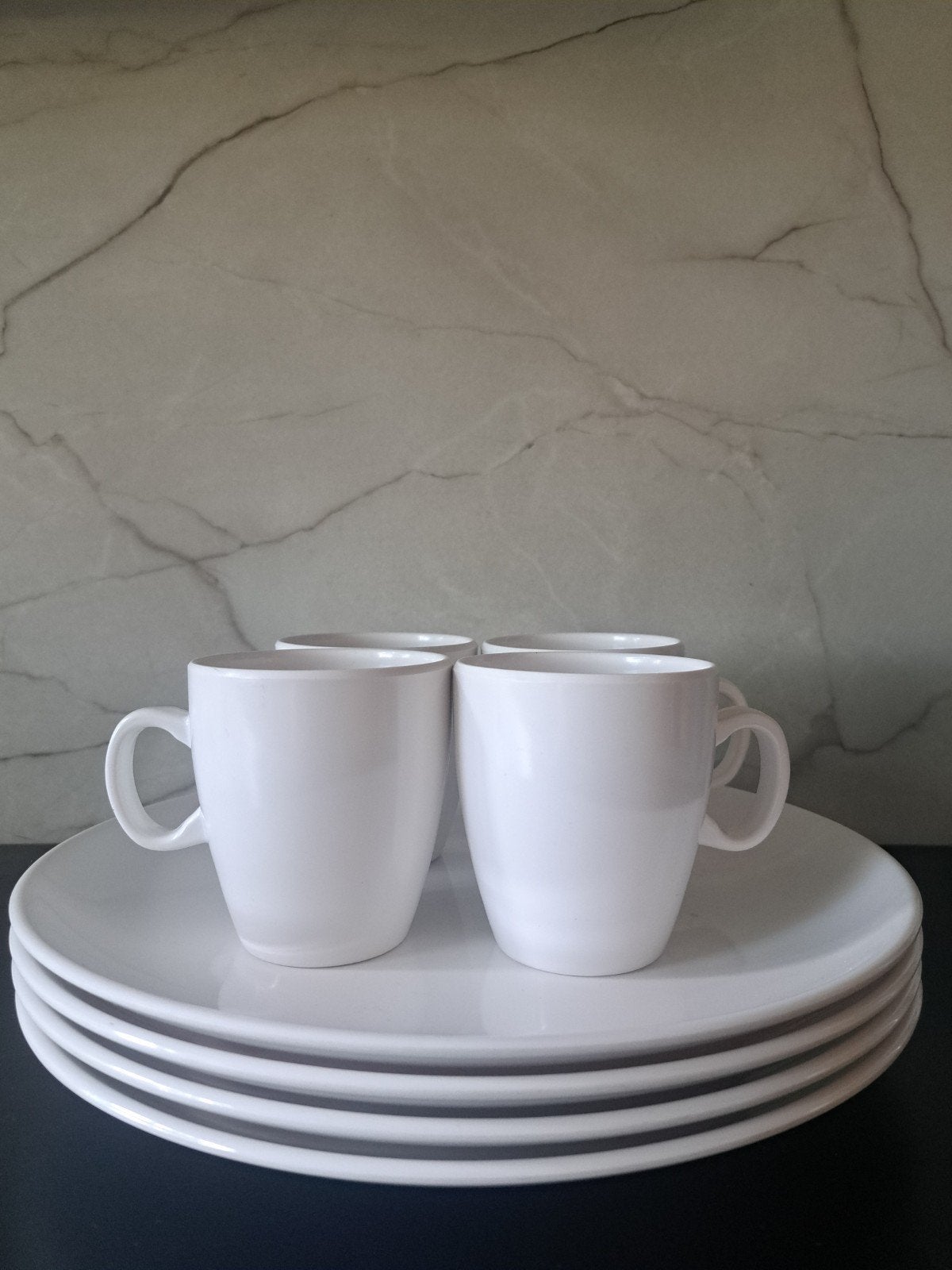 Bocamp campingservies kampeerservies - 4 kopjes, 4 dinerbord, Ophalen, Gebruikt