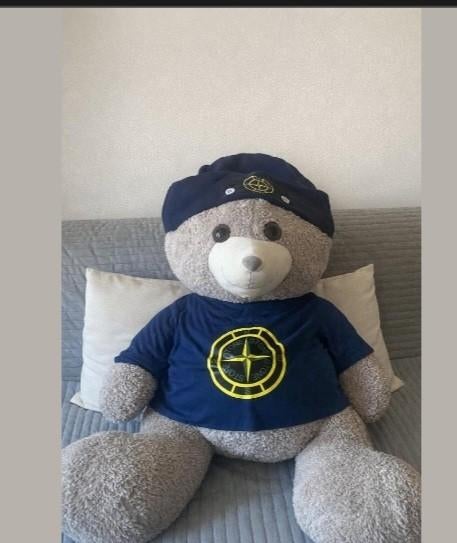 Stone Island beer, Kinderen en Baby's, Speelgoed | Knuffels en Pluche, Ophalen, Zo goed als nieuw