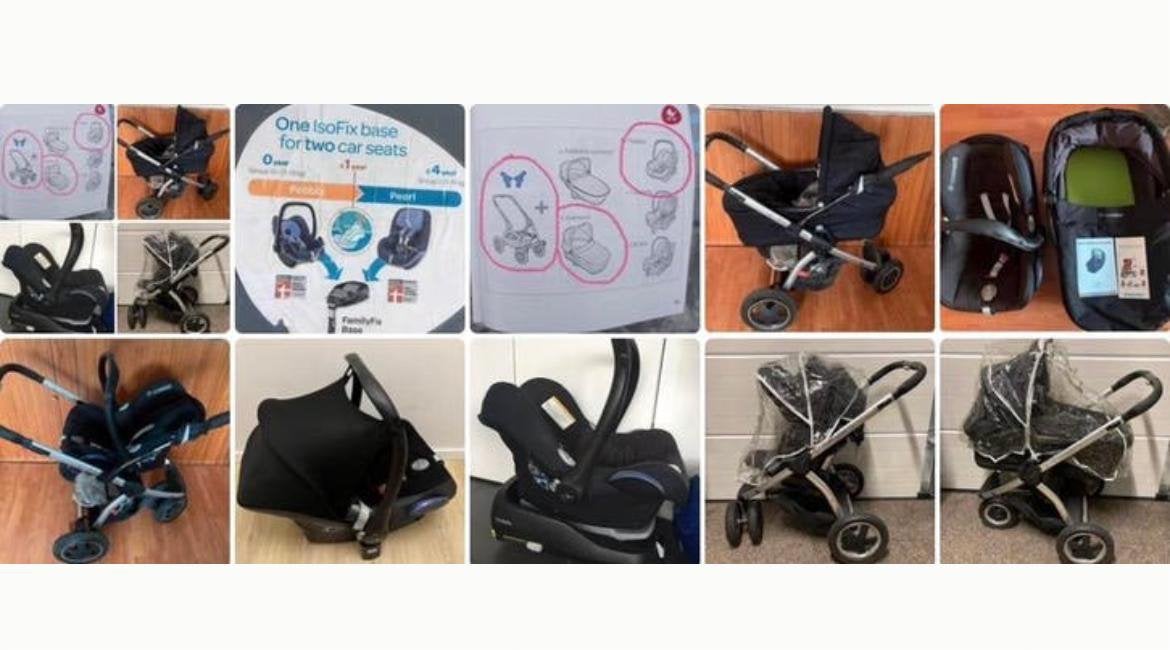 Maxi Cosi Mura 4 in-1 kinderwagen voor alle terreinen zandp, Ophalen, Zo goed als nieuw, Maxi-Cosi, Verstelbare rugleuning