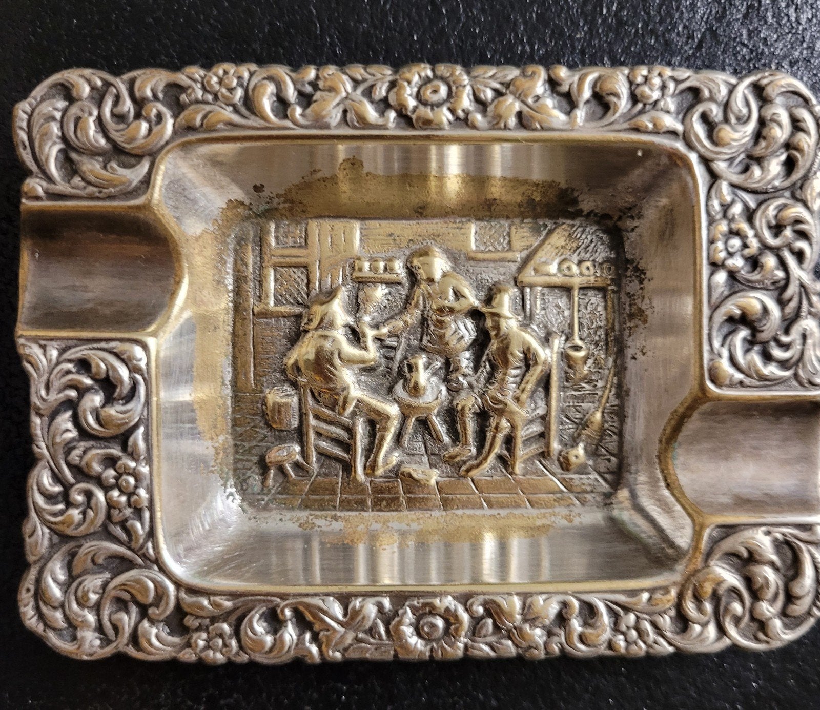 zilveren asbak, Ophalen of Verzenden, Zo goed als nieuw, Zilver, Overige merken