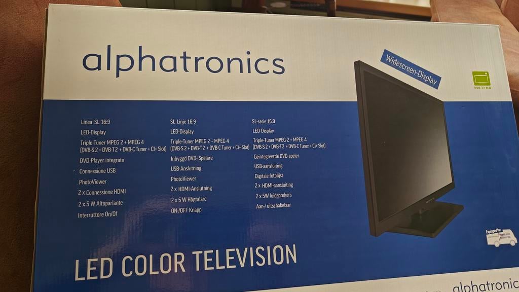 Tv voor caravan of camper, Ophalen of Verzenden, Nieuw, 50 Hz, Overige merken
