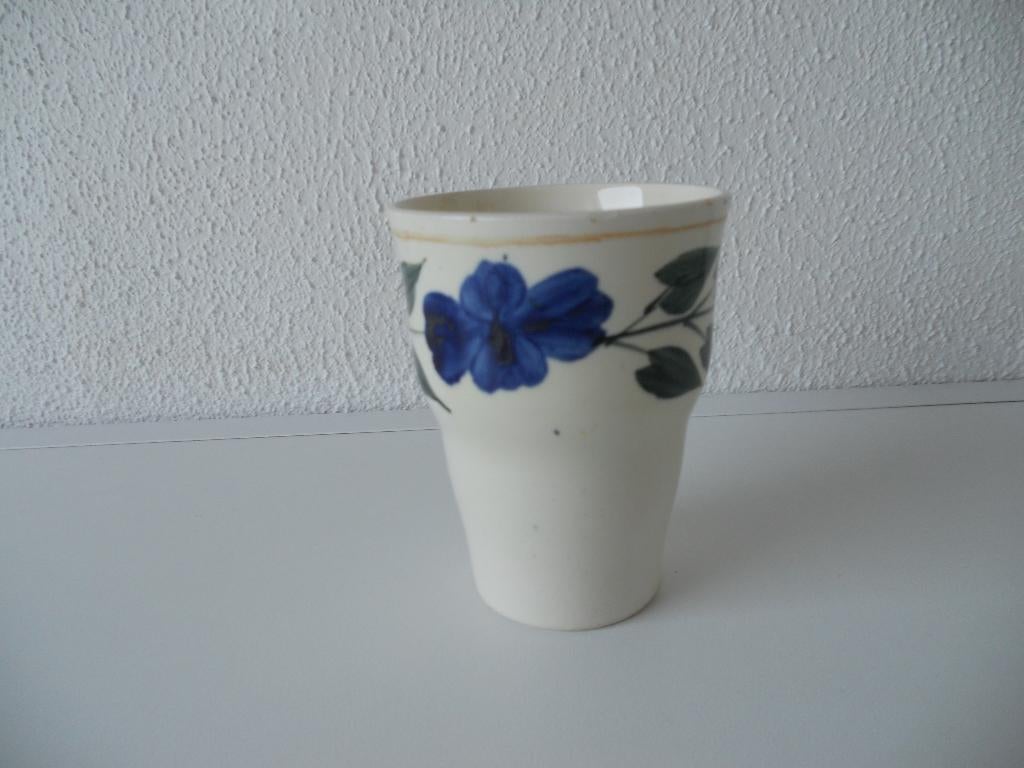 Societe Cermaque beker boerenbont, Antiek en Kunst, Ophalen of Verzenden