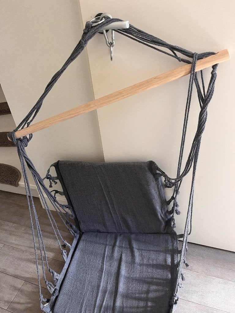Hangstoel van stof, Ophalen, Zo goed als nieuw, Overige materialen