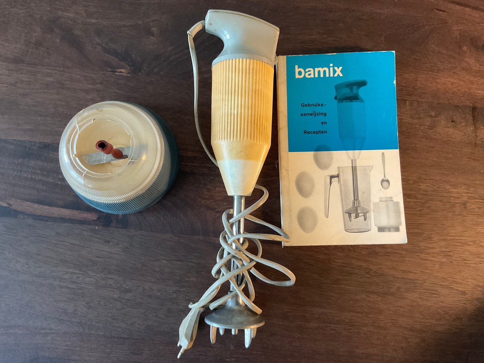 Bamix Staafmixer, Beige, Ophalen of Verzenden, Metaal, Overige merken