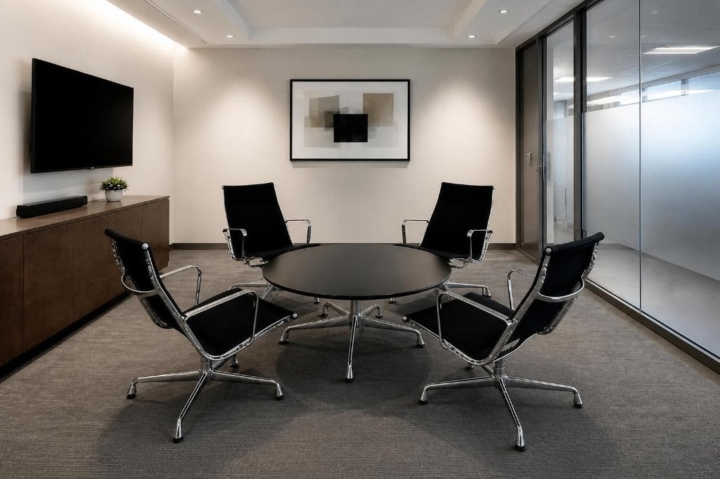 Eames EA115 set, Ophalen, Mid Century Classic, Zwart, Zo goed als nieuw