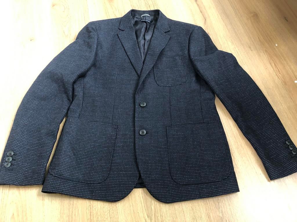 Antony morato gold blazer 52 xl donkerblauw slim fit, Maat 52/54 (L), Blauw, Ophalen of Verzenden, Zo goed als nieuw