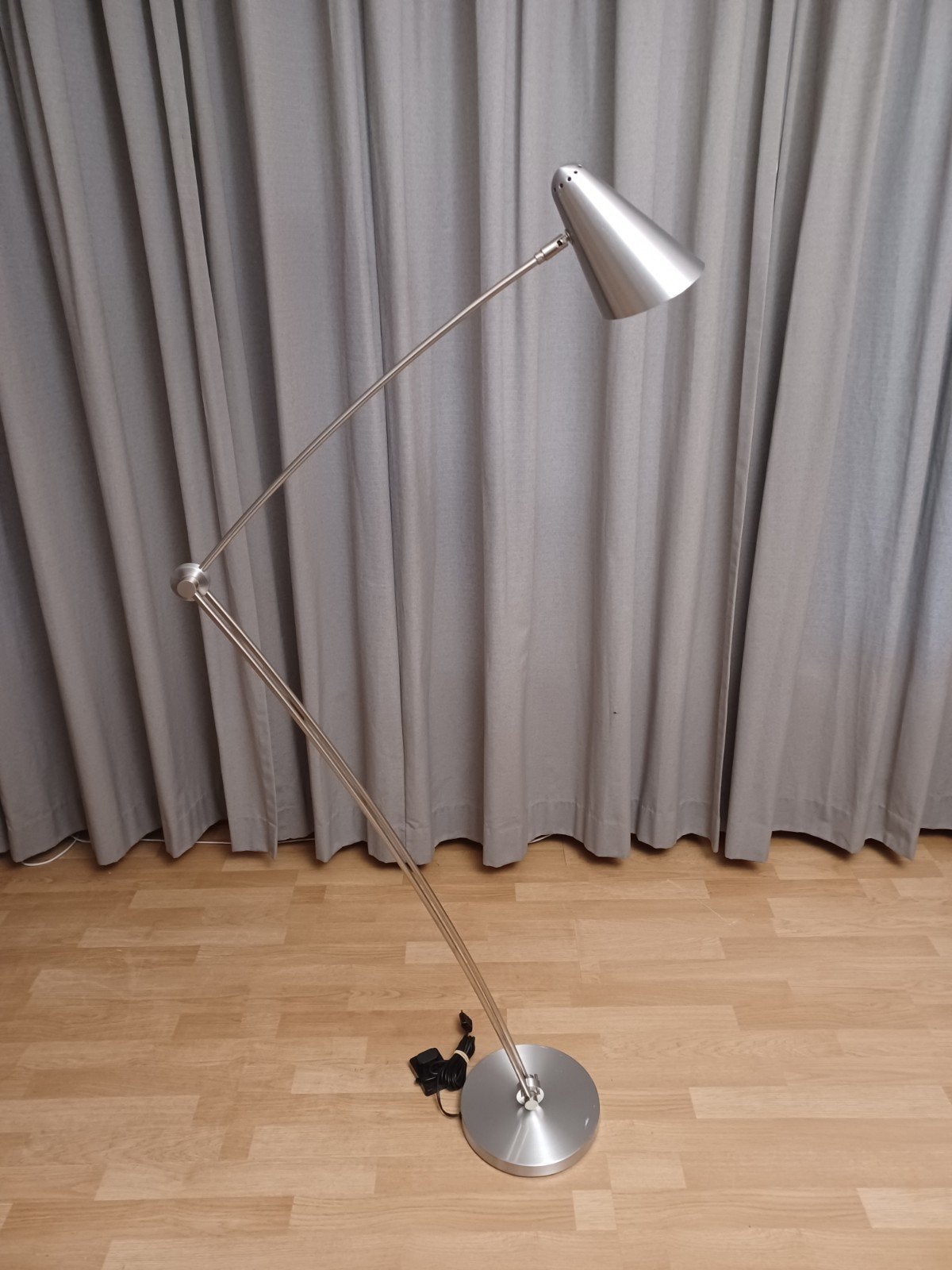 Vintage Hala design vloerlamp, max 197 cm, Gebruikt, Hala, Ophalen of Verzenden, 150 tot 200 cm