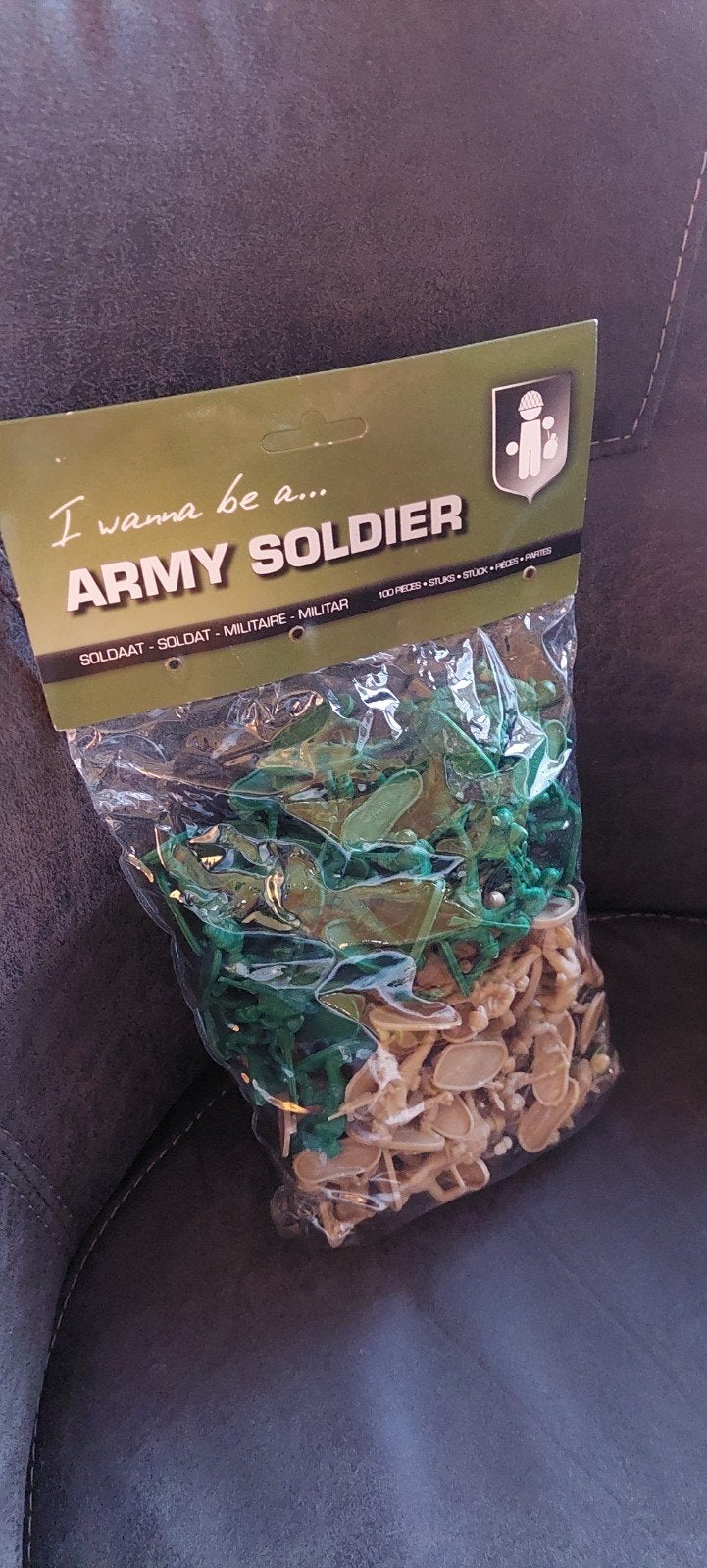 Zak speelgoed soldaatjes SOLDAAT -MILITAIRE -100 STUKS -ARMY, Verzamelen, Ophalen of Verzenden, Nieuw