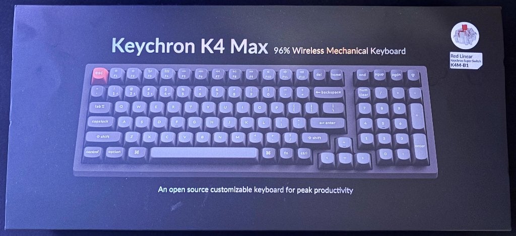 Keychron K4 Max, Ophalen, Keychron, Oplaadbaar, Zo goed als nieuw