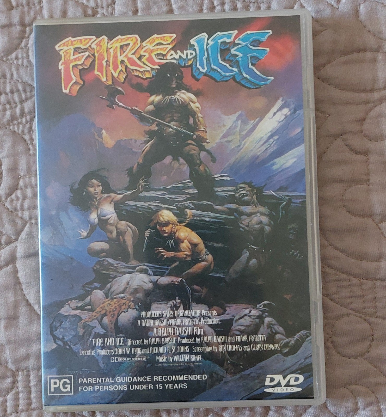 Fire and Ice DVD - Klassieke animatie fantasy film, Nederlands, Fantasy, Ophalen of Verzenden, Vanaf 12 jaar