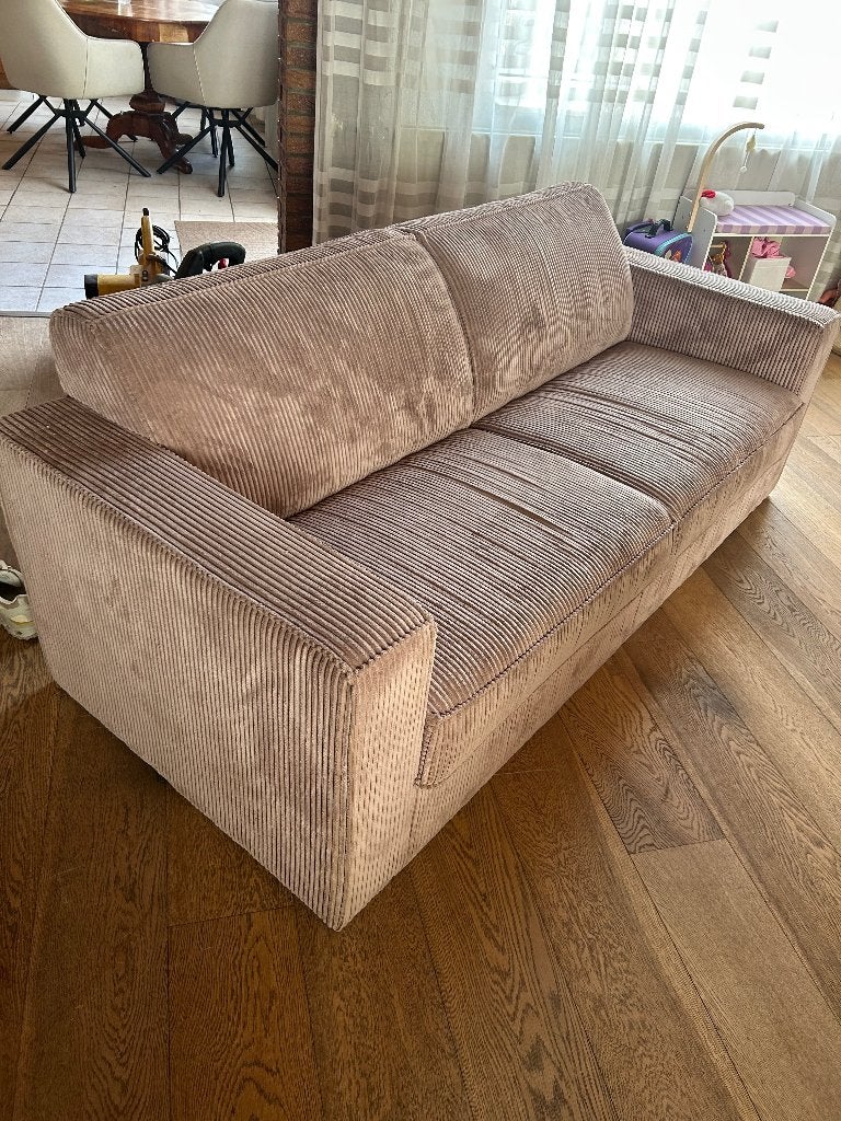 Oud roze ribbankje, Ophalen, 150 tot 200 cm, Tweepersoons, 75 tot 100 cm