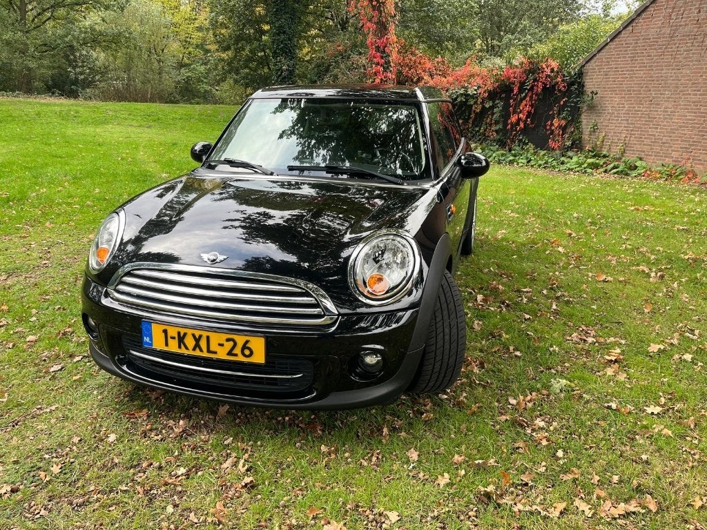Mini Clubman 1.6 Cooper 2013 Zwart, Auto's, Voorwielaandrijving, Euro 5, Stof, 4 cilinders