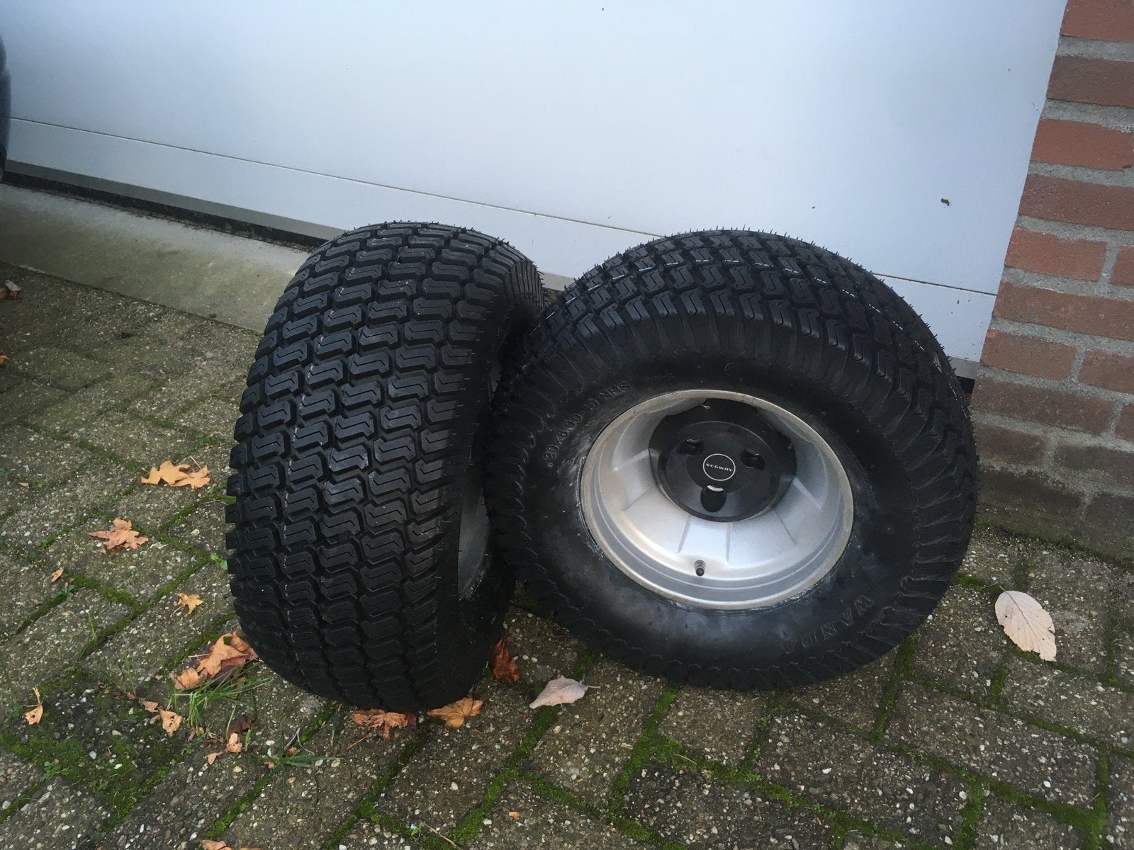 TE KOOP SETJE WIELEN SEGWAY X2 MET STRANDBANDEN, Ophalen of Verzenden, Zo goed als nieuw