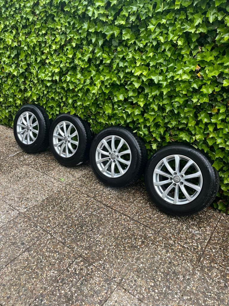 Tiguan MAK alum velgen en winterbanden 17 inch, Ophalen, 215 mm, Velg(en), 17 inch