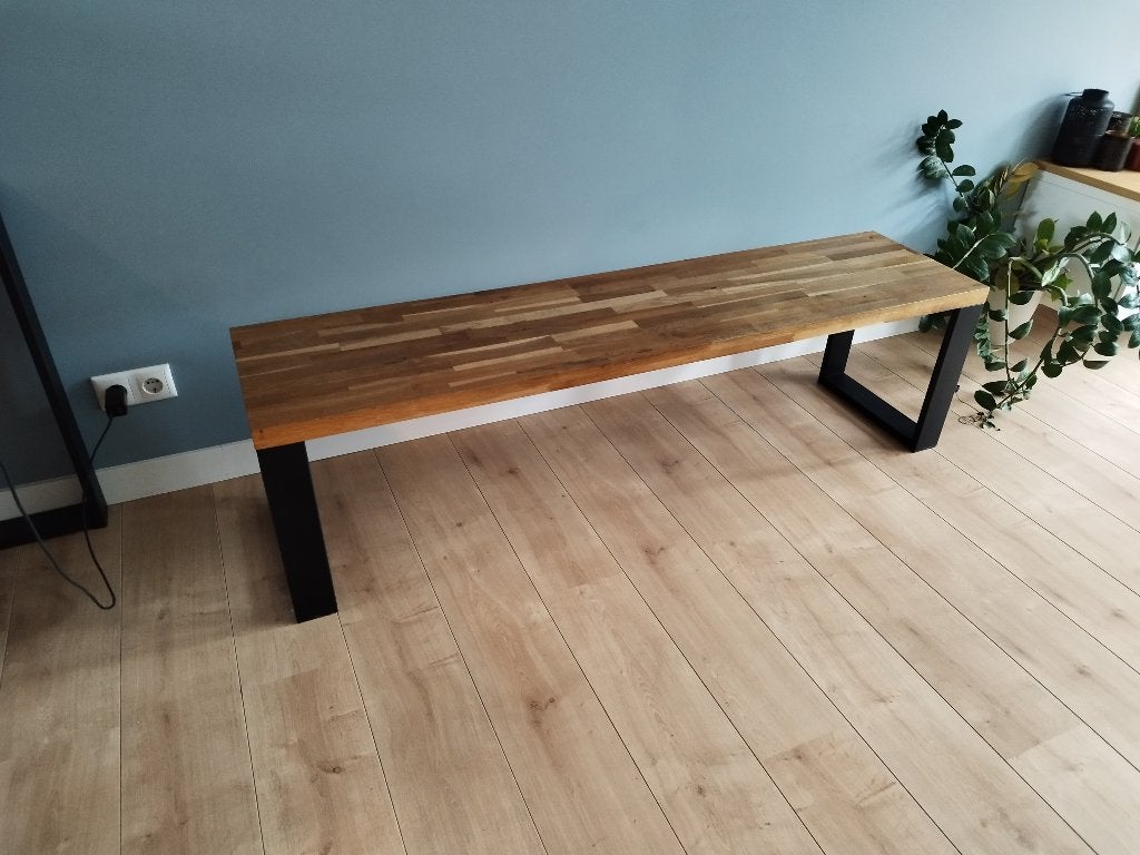 Eetkamerbank 165 cm, Huis en Inrichting, Ophalen, Overige kleuren, Drie